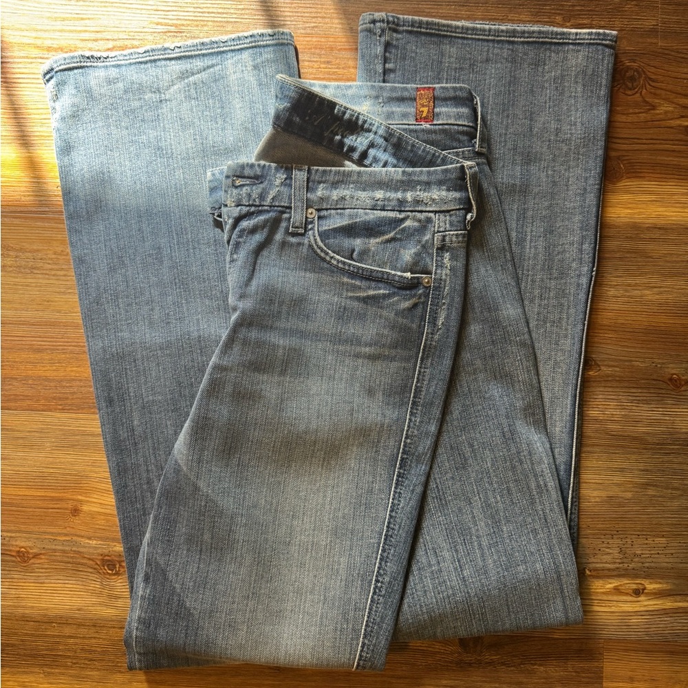 7 For All Mankind Light Blue ‘A’ Pocket Jeans